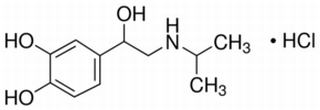 2-benzenediol,4-(1-hydroxy-2-((1-methylethyl)amino)ethyl)-hydrochloride