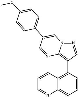 Quinoline, 5-[6-(4-methoxyphenyl)pyrazolo[1,5-a]pyrimidin-3-yl]-