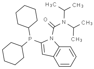 2-(二环己基膦基)-N,N-双(1-甲基乙基)-1H-吲哚-1-甲酰胺