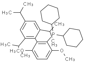 2-(Dicyclohexylphosphino)3,6-dimethoxy-2′,4′,6′-triisopropyl-1,1′-biphenyl