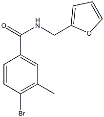 N-(FURAN-2-YLMETHYL) 4-BROMO-3-METHYLBENZAMIDE