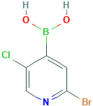 (2-Bromo-5-chloropyridin-4-yl)boronicaci