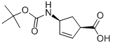 (1S,4S)-4-[(tert-butoxycarbonyl)amino]cyclopent-2-ene-1-carboxylic acid