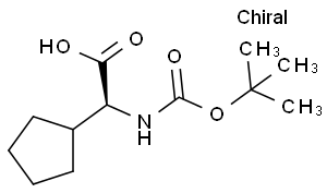 (2S)-[(tert-butoxycarbonyl)amino](cyclopentyl)ethanoic acid