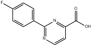 4-Pyrimidinecarboxylic acid, 2-(4-fluorophenyl)-