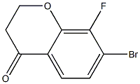 7-BROMO-8-FLUORO-2,3-DIHYDRO-1-BENZOPYRAN-4-ONE
