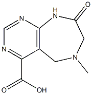 6,7,8,9-Tetrahydro-6-methyl-8-oxo-5H-pyrimido-[4,5-e][1,4]diazepine-4-carboxylic acid