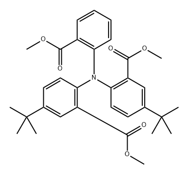 Benzoic acid, 2,2'-[[2-(methoxycarbonyl)phenyl]imino]bis[5-(1,1-dimethylethyl)-, 1,1'-dimethyl ester