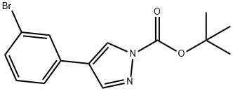 1H-Pyrazole-1-carboxylic acid, 4-(3-bromophenyl)-, 1,1-dimethylethyl ester