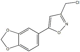 5-(1,3-Benzodioxol-5-yl)-3-(chloromethyl)isoxazole