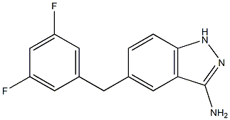 5-[(3,5-Difluorophenyl)methyl]-1H-indazol-3-amine
