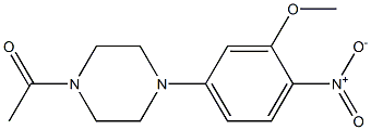 1-乙酰基-4-[3-(甲基氧基)-4-硝基苯基]哌嗪