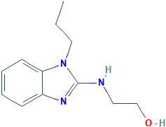 2-[(1-propylbenzimidazol-2-yl)amino]ethanol