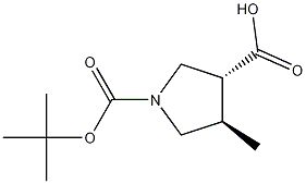 (3R,4R)-1-(tert-butoxycarbonyl)-4-methylpyrrolidine-3-carboxylic acid