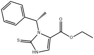 依托咪酯杂质Ⅰ(2-巯基依托咪酯)(+)-1-[(1R)-(Α-甲苄基)]-2-巯基-1H-咪唑-5-羧酸乙酯
