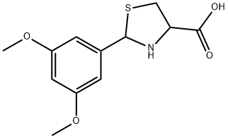 2-(3,5-dimethoxyphenyl)-1,3-thiazolane-4-carboxylic acid