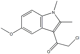 2-氯-1-(5-甲氧基-1,2-二甲基-1H-吲哚-3-基)乙酮