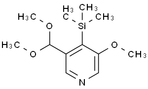 3-(二甲氧基甲基)-5-甲氧基-4-(三甲基甲硅烷基)吡啶
