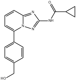 N-(5-(4-(羟基甲基)苯基)-[1,2,4]噻唑并[1,5-A]吡啶-2-基)环丙烷羧酰胺