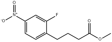 Benzenebutanoic acid, 2-fluoro-4-nitro-, methyl ester