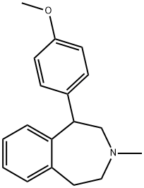 1H-3-Benzazepine, 2,3,4,5-tetrahydro-1-(4-methoxyphenyl)-3-methyl-