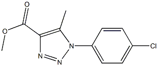1-(4-氯苯基)-5-甲基-1H-1,2,3-三唑-4-羧酸甲酯