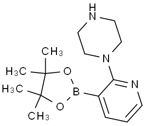 2-Piperazinylpyridine-3-boronic acid, pinacol ester