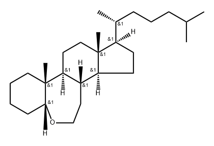 (3aR,7aR,7bS,9aR,10R,12aS,12bS)-7a,9a-Dimethyl-10-((R)-6-methylheptan-2-yl)hexadecahydro-1H-benzo[b]indeno[5,4-d]oxepine