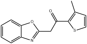 Ethanone, 2-(2-benzoxazolyl)-1-(3-methyl-2-thienyl)-