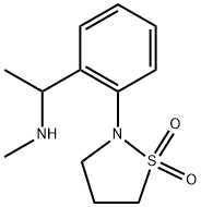 Benzenemethanamine, 2-(1,1-dioxido-2-isothiazolidinyl)-N,α-dimethyl-