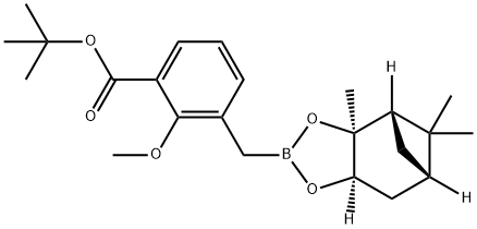 2-METHOXY-3-(2,9,9-TRIMETHYL-3,5-DIOXA-4-BORA-TRICYCLO[6.1.1.02,6]DEC-4-YLMETHYL)-BENZOIC ACID TERT-BUTYL ESTER