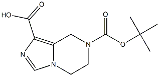 7-[(2-methylpropan-2-yl)oxycarbonyl]-6,8-dihydro-5H-imidazo[1,5-a]pyrazine-1-carboxylic acid