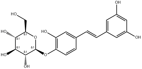β-D-Glucopyranoside, 4-[(1E)-2-(3,5-dihydroxyphenyl)ethenyl]-2-hydroxyphenyl