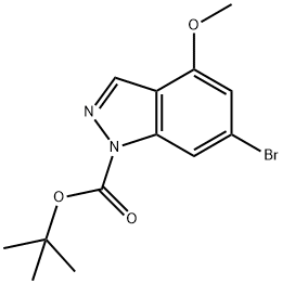 1H-Indazole-1-carboxylic acid, 6-broMo-4-Methoxy-, 1,1-diMethylethyl ester