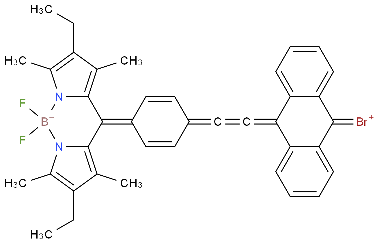 10-(4-((10-bromoanthracen-9-yl)ethynyl)phenyl)-2,8-diethyl-5,5-difluoro-1,3,7,9-tetramethyl-5H-5l4-dipyrrolo[1,2-c:2',1'-f][1,3,2]diazaborinin-4-ium