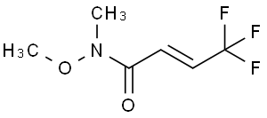 (E)-4,4,4-三氟-N-甲氧基-N-甲基丁-2-烯酰胺