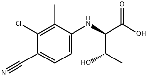 (2R,3S)-2-((3-chloro-4-cyano-2-methylphenyl)amino)-3-hydroxybutanoic acid