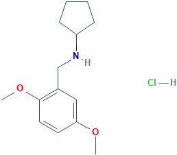 Cyclopentyl-(2,5-dimethoxy-benzyl)-aminehydrochloride