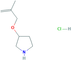 3-[(2-Methyl-2-propenyl)oxy]pyrrolidinehydrochloride
