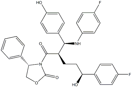 (4S)-3-[(2R,5S)-5-(4-氟苯基)-2-[(S)-[(4-氟苯基)氨基](4-羟基苯基)甲基]-5-羟基-1-氧代戊基]-4-苯基-2-恶唑烷酮