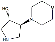 trans-4-(4-morpholinyl)-3-pyrrolidinol(SALTDATA: 2HCl)