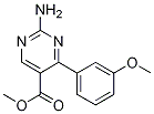 METHYL 2-AMINO-4-(3-METHOXYPHENYL)PYRIMIDINE-5-CARBOXYLATE