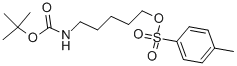 Carbamic acid, N-[5-[[(4-methylphenyl)sulfonyl]oxy]pentyl]-, 1,1-dimethylethyl ester