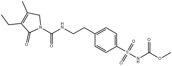 N-[[4-[2-[[(3-Ethyl-2,5-dihydro-4-methyl-2-oxo-1H-pyrrol-1-yl)carbonyl]amino]ethyl]phenyl]sulfonyl]c