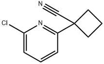 1-(6-chloropyridin-2-yl)cyclobutane-1-carbonitrile