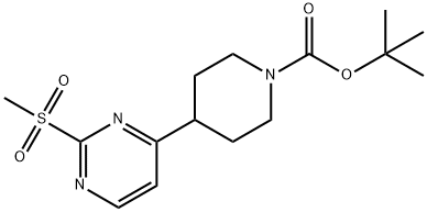 tert-butyl 4-(2-(methylsulfonyl)pyrimidin-4-yl)piperidine-1-carboxylate