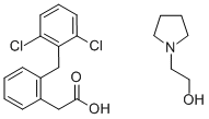 双氯芬酸吡咯烷乙醇盐