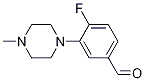4-Fluoro-3-(4-methylpiperazin-1-yl)benzaldehyde
