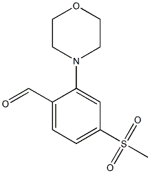 4-(甲基磺酰基)-2-吗啉代苯甲醛
