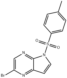 2-溴-5-[(4-甲基苯基)磺酰基]-5H-吡咯并[2,3-B]吡嗪